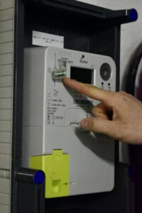 Digitale elektriciteitsmeter uitlezen